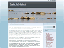 Tablet Screenshot of perlen.novalisverlag.de