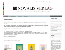 Tablet Screenshot of novalisverlag.de